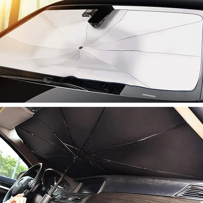 Car Windshield Sun Shade Umbrella – Foldable UV Protection Heat Reflector for All Cars