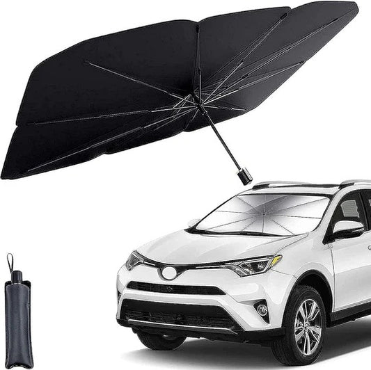 Car Windshield Sun Shade Umbrella – Foldable UV Protection Heat Reflector for All Cars