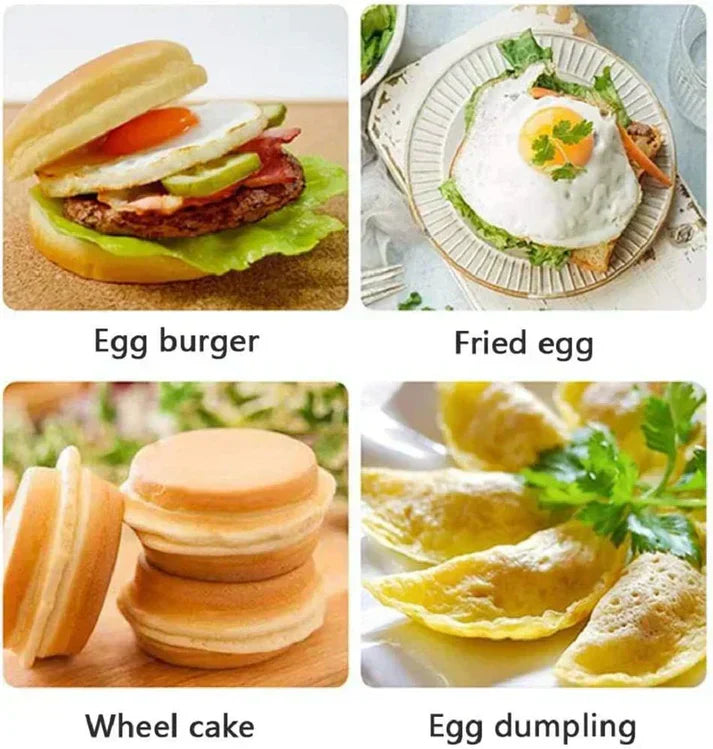 4 Hole Stone Non-stick Egg Ham Pot