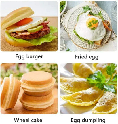 4 Hole Stone Non-stick Egg Ham Pot