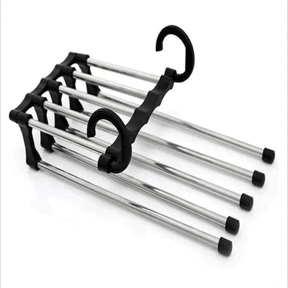 Multi-Functional Rack (5 in 1 Rack Stainless Cloth Hanger)