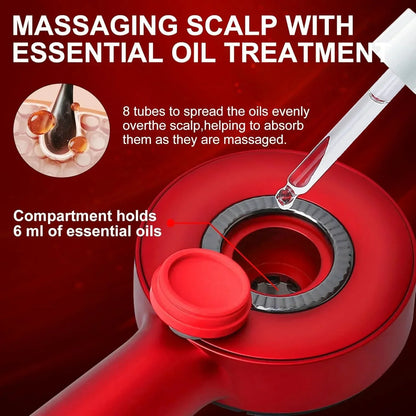 Premium Scalp Massager with Built-in Oil Applicator – Boost Hair Growth & Relaxation™
