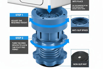 Washing Machine Anti Vibration Foot Pads